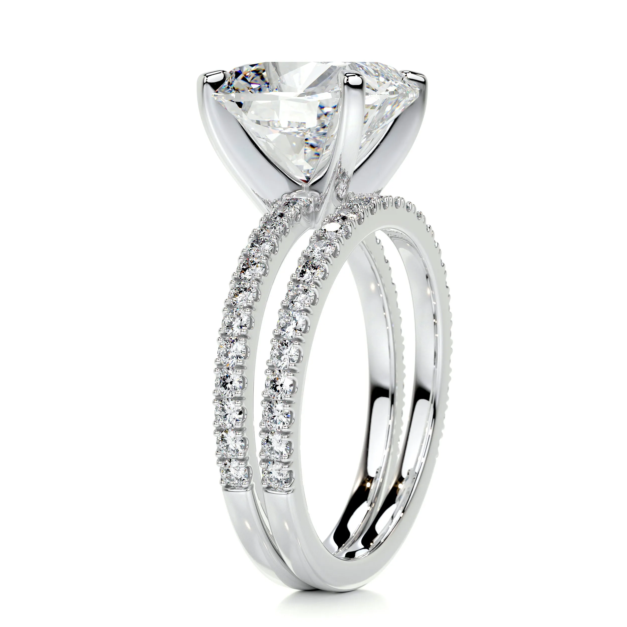 Stephanie Diamond Bridal Set -18K White Gold