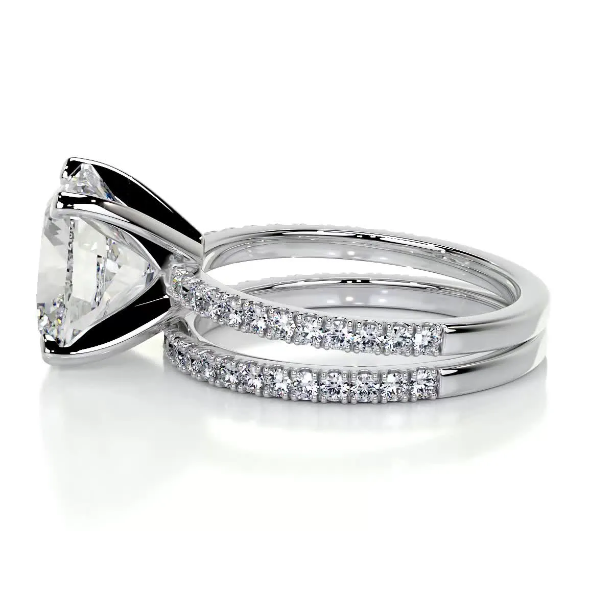 Stephanie Diamond Bridal Set -18K White Gold