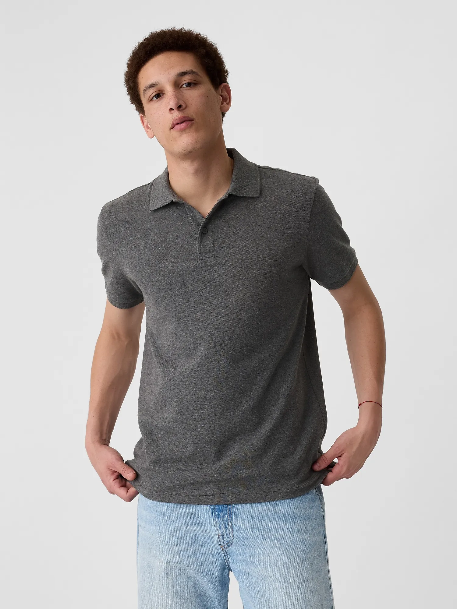 Stretch Pique Polo Shirt