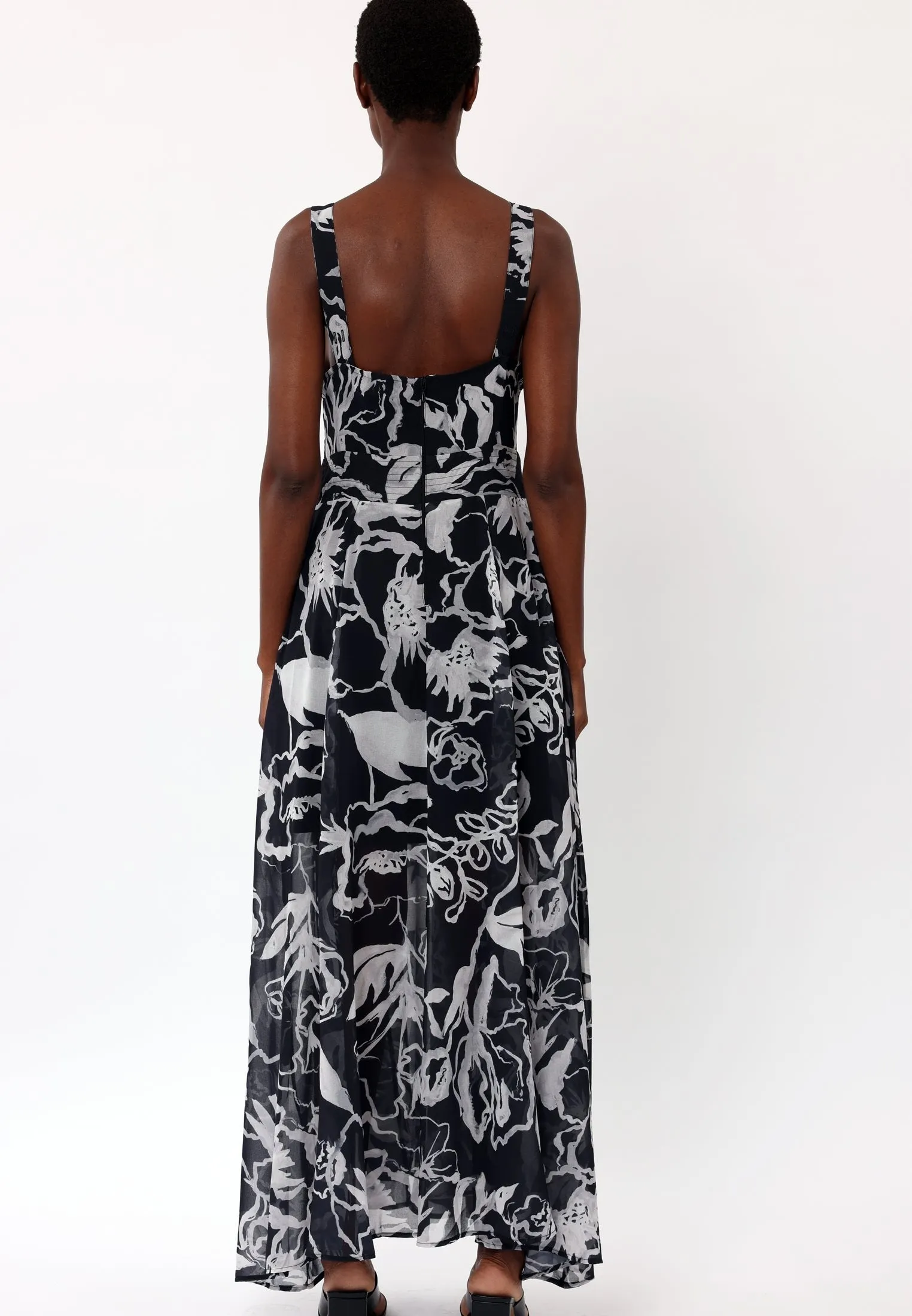 SUBLIME MAXI DRESS RISE BLACK