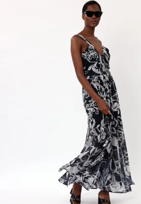 SUBLIME MAXI DRESS RISE BLACK