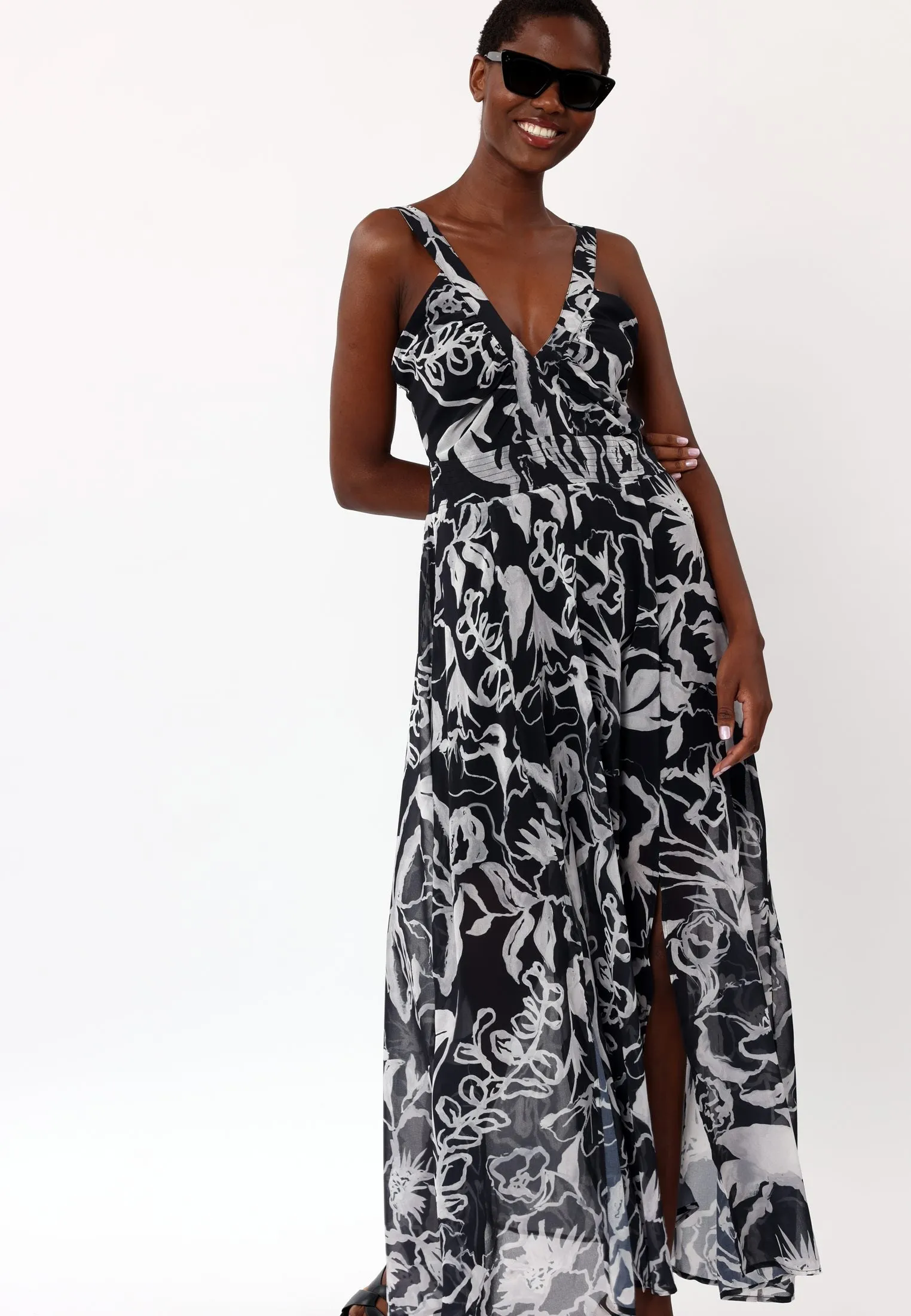 SUBLIME MAXI DRESS RISE BLACK