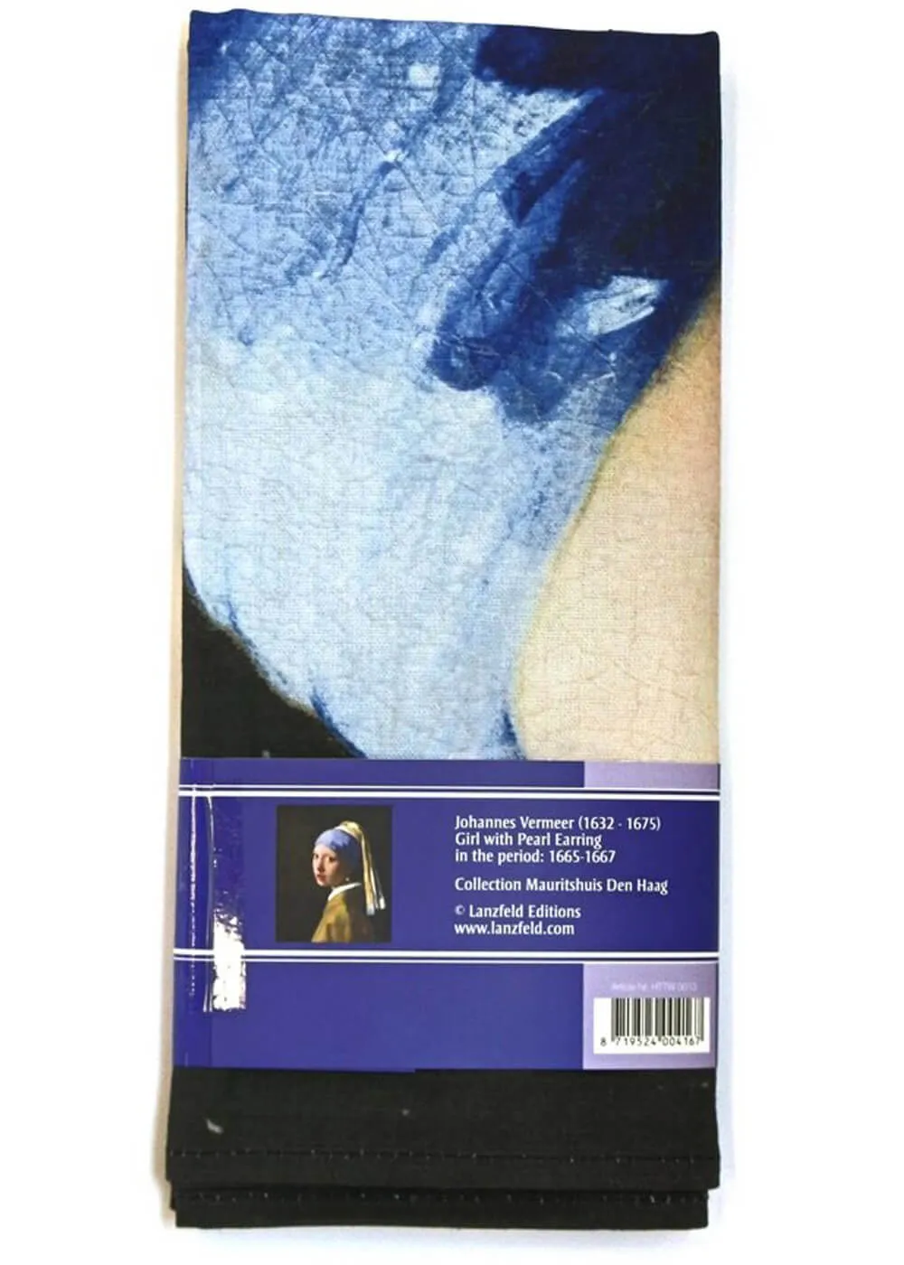 Succubus Art Girl With The Pearl Earring Tea Towel