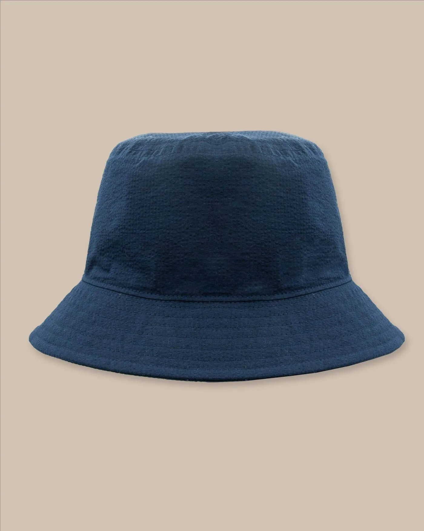 Sun Washed Seersucker Bucket Hat