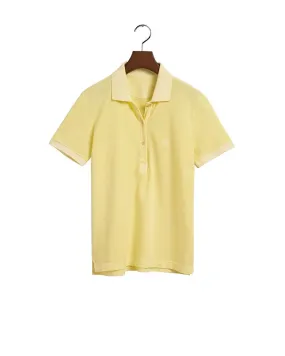 Sunfaded Lemonade Yellow Piqué Polo Shirt