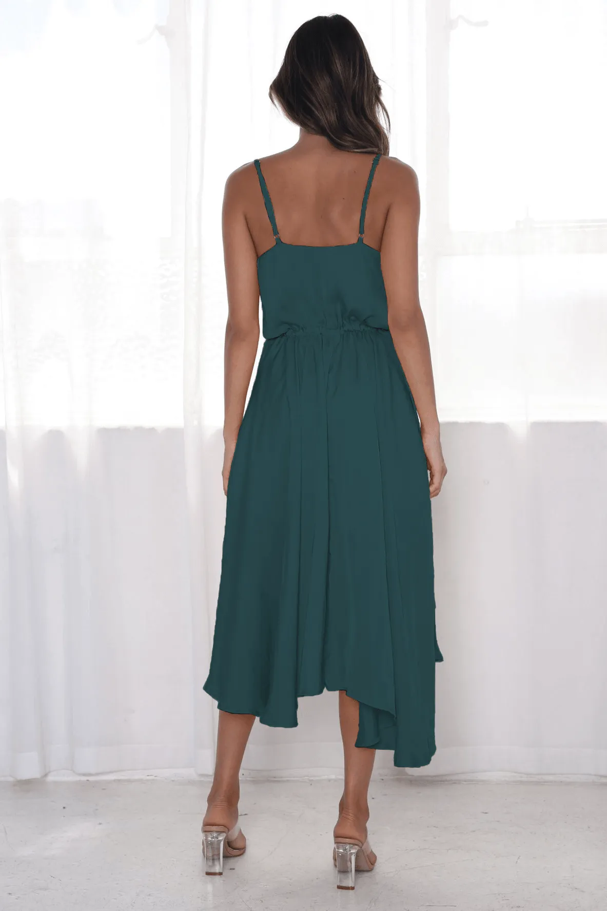 Green Sunshine Midi Dress