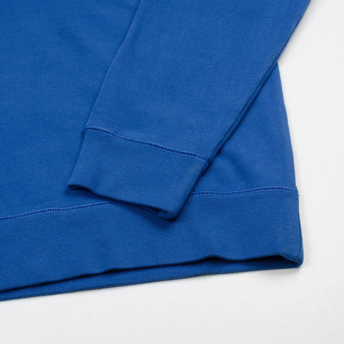 Sunspel Loopback Sweatshirt Cobalt Blue