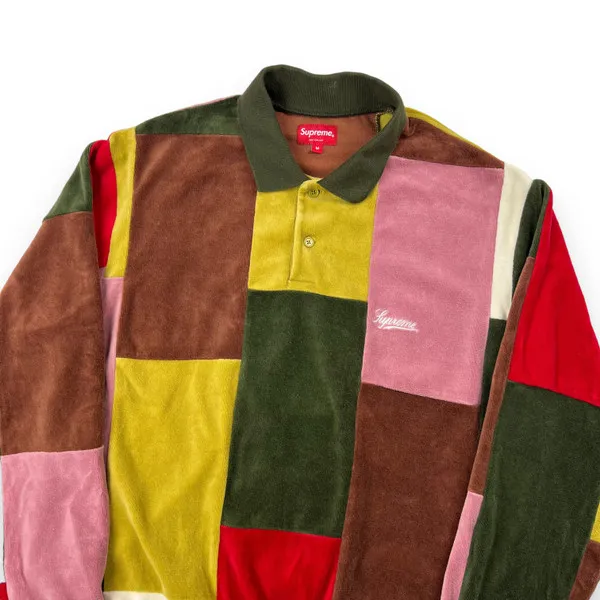 Supreme Velour Colourblock Polo