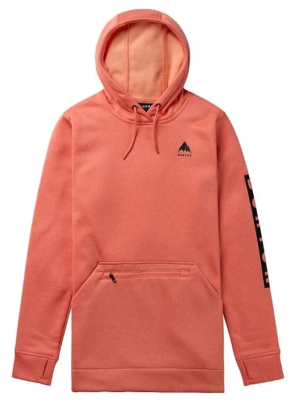 sweatshirt Burton Oak Long Pullover - Peach Echo Heather - women´s