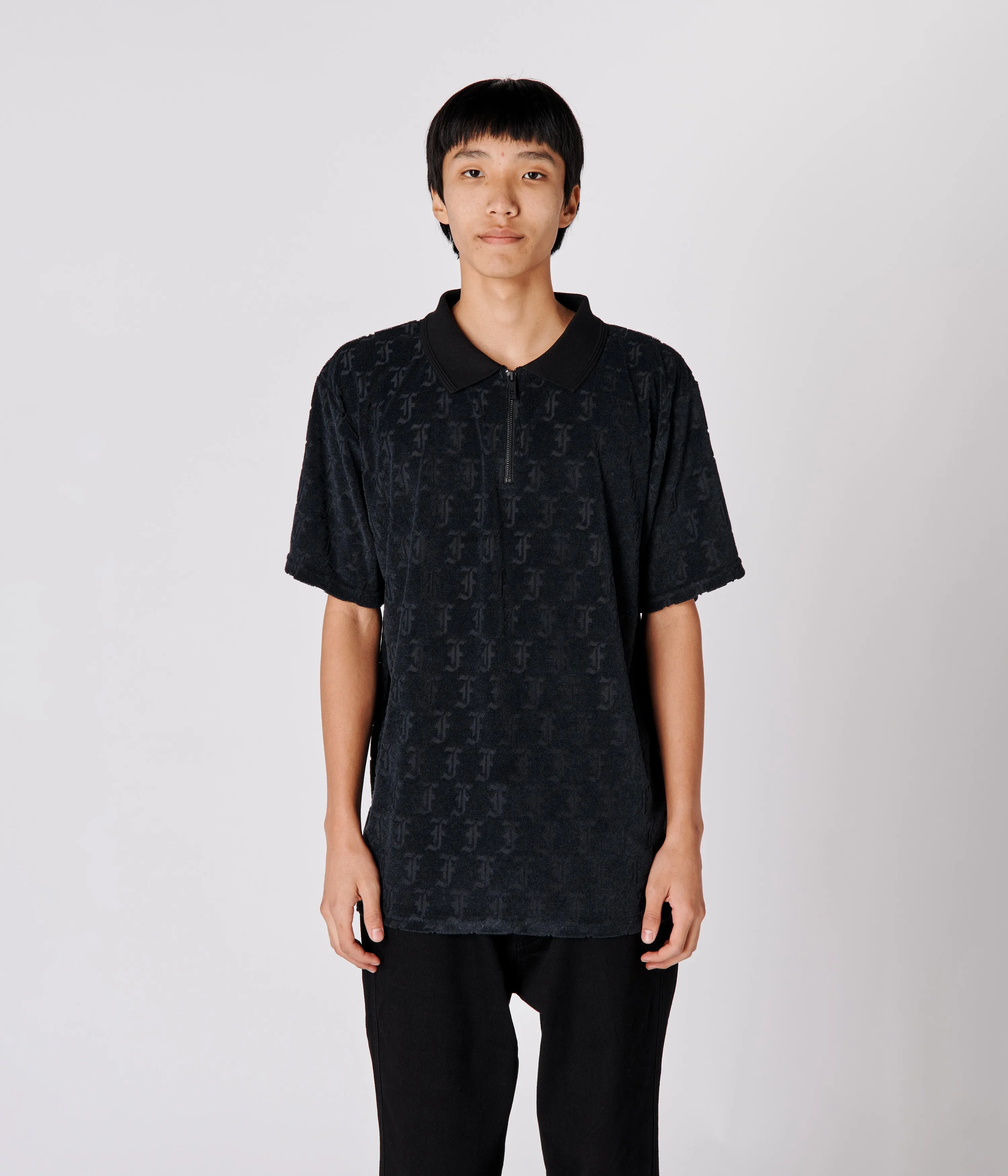 SYNOPTIC POLO // BLACK