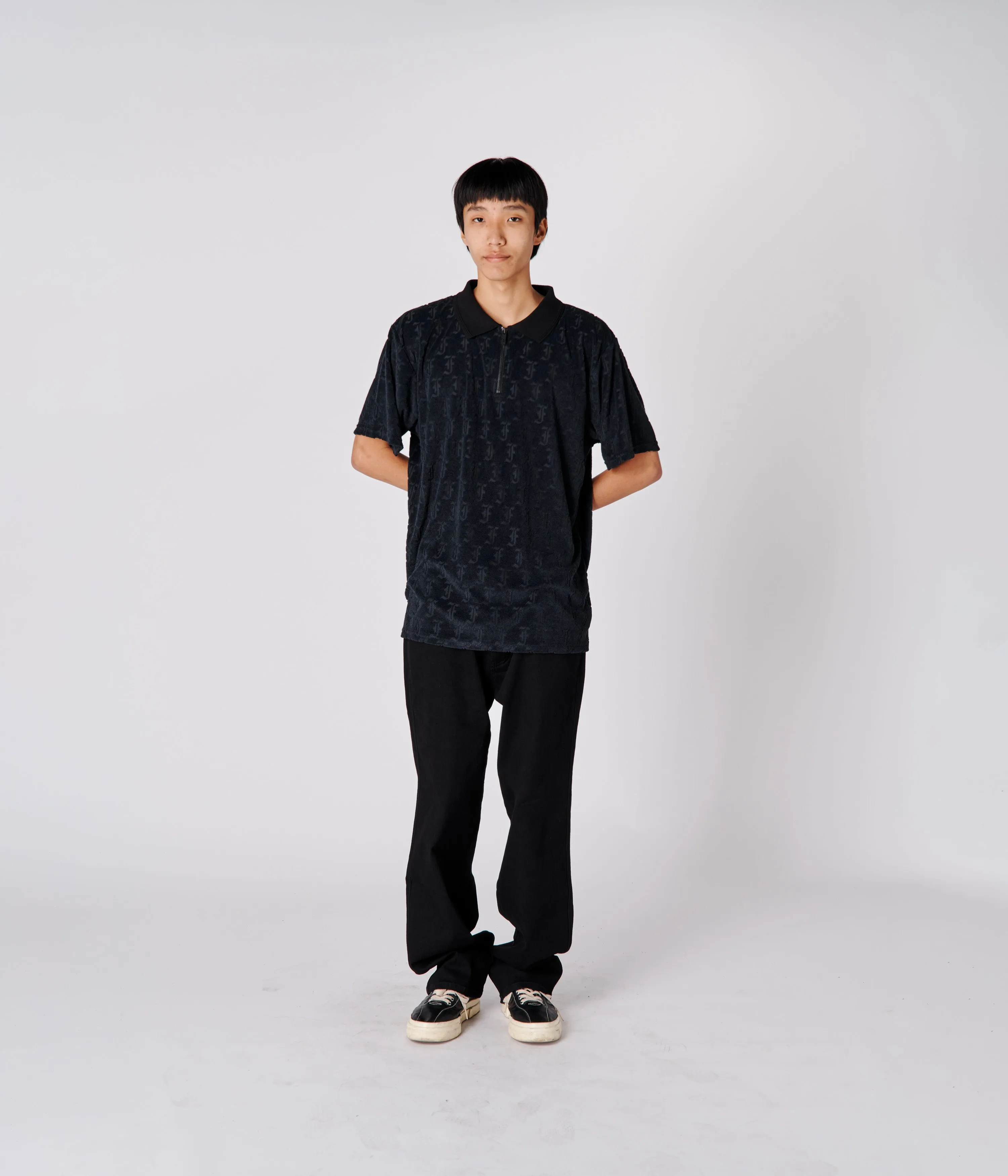 SYNOPTIC POLO // BLACK