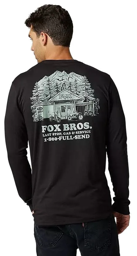 T-Shirt Fox Out And About Tech LS - Black - men´s