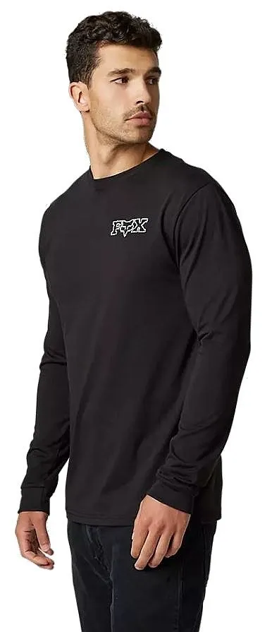 T-Shirt Fox Out And About Tech LS - Black - men´s