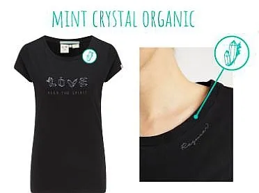 T-Shirt Ragwear Mint Crystal Organic - 4063/Light Pink - women´s