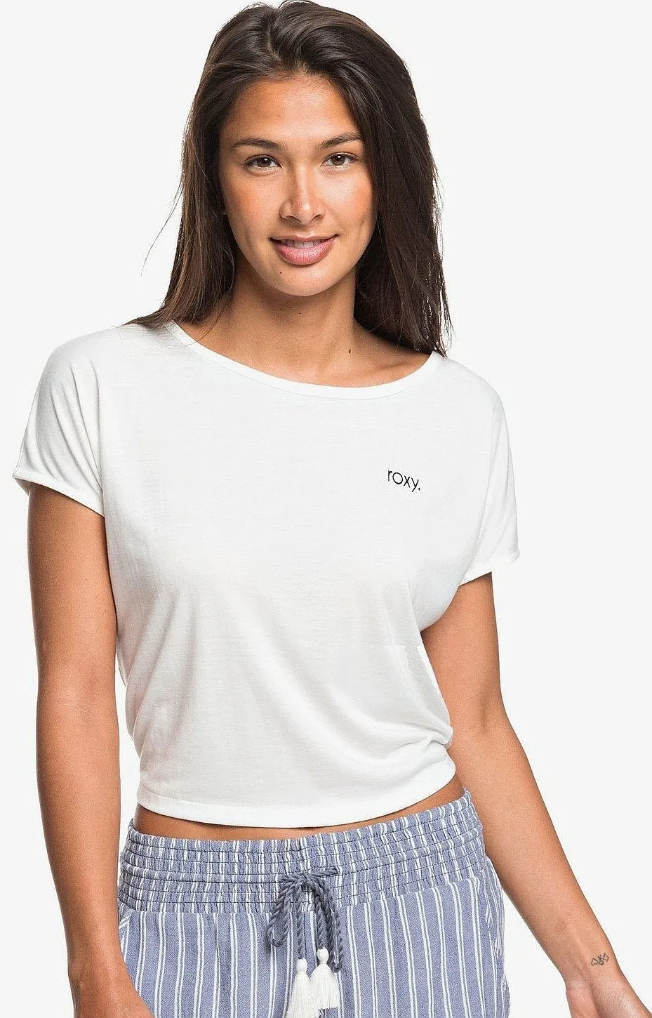 T-Shirt Roxy Happy Memories - WBK0/Snow White - women´s