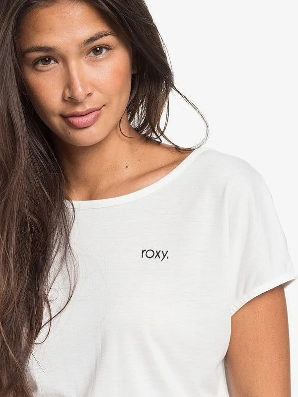 T-Shirt Roxy Happy Memories - WBK0/Snow White - women´s