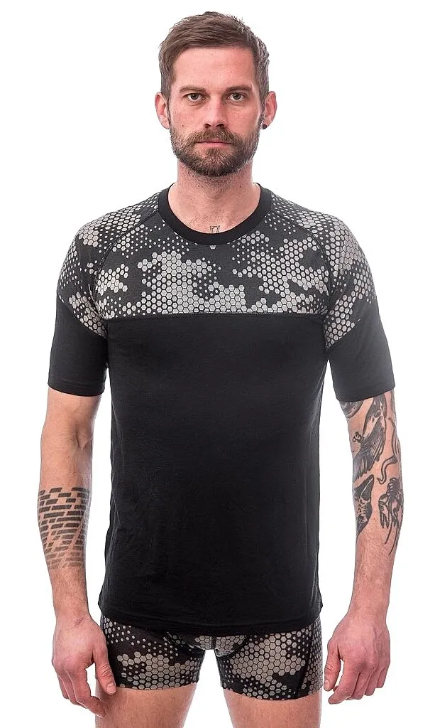 T-Shirt Sensor Impress - Black/Honeycomb - men´s