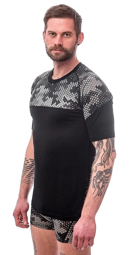 T-Shirt Sensor Impress - Black/Honeycomb - men´s