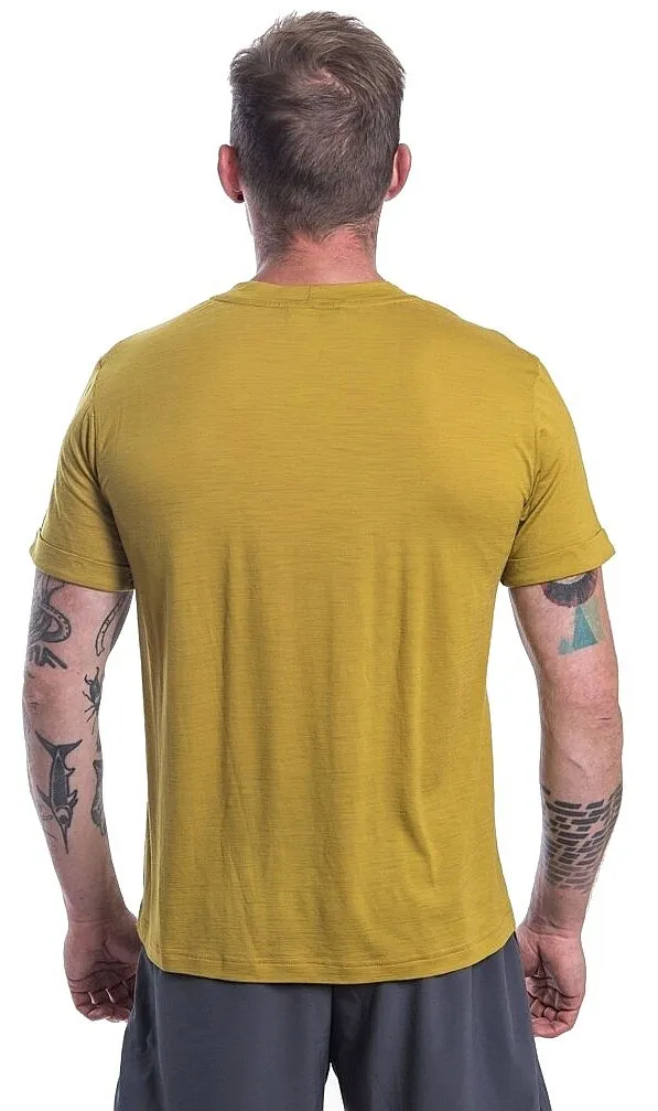 T-Shirt Sensor Merino Air - Mustard - men´s