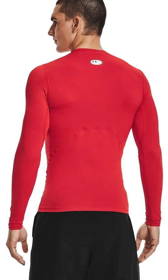 T-Shirt Under Armour HeatGear Armour Comp LS - 600/Red/White - men´s