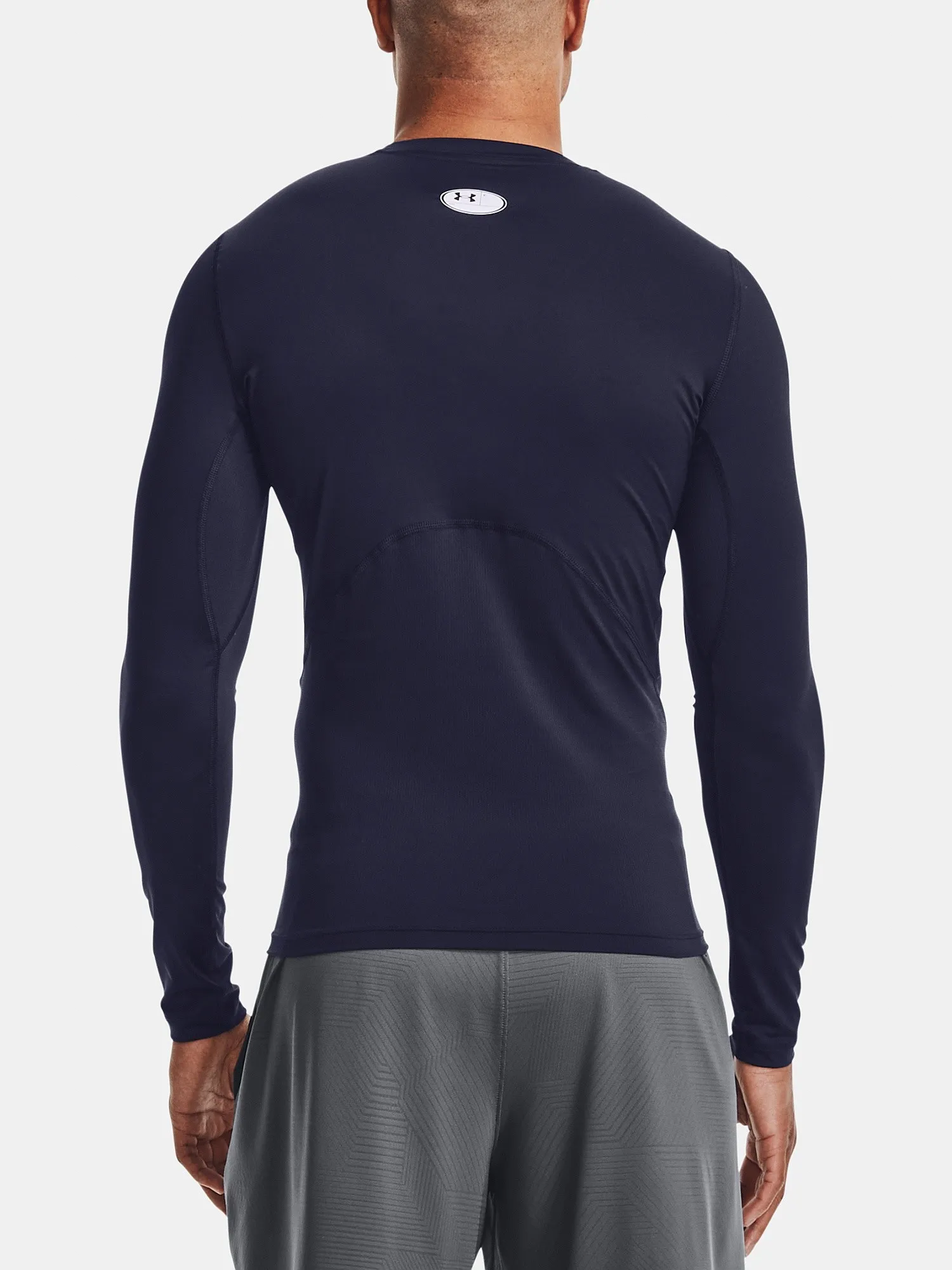 T-Shirt Under Armour HeatGear Armour Compression LS - Midnight Navy - men´s