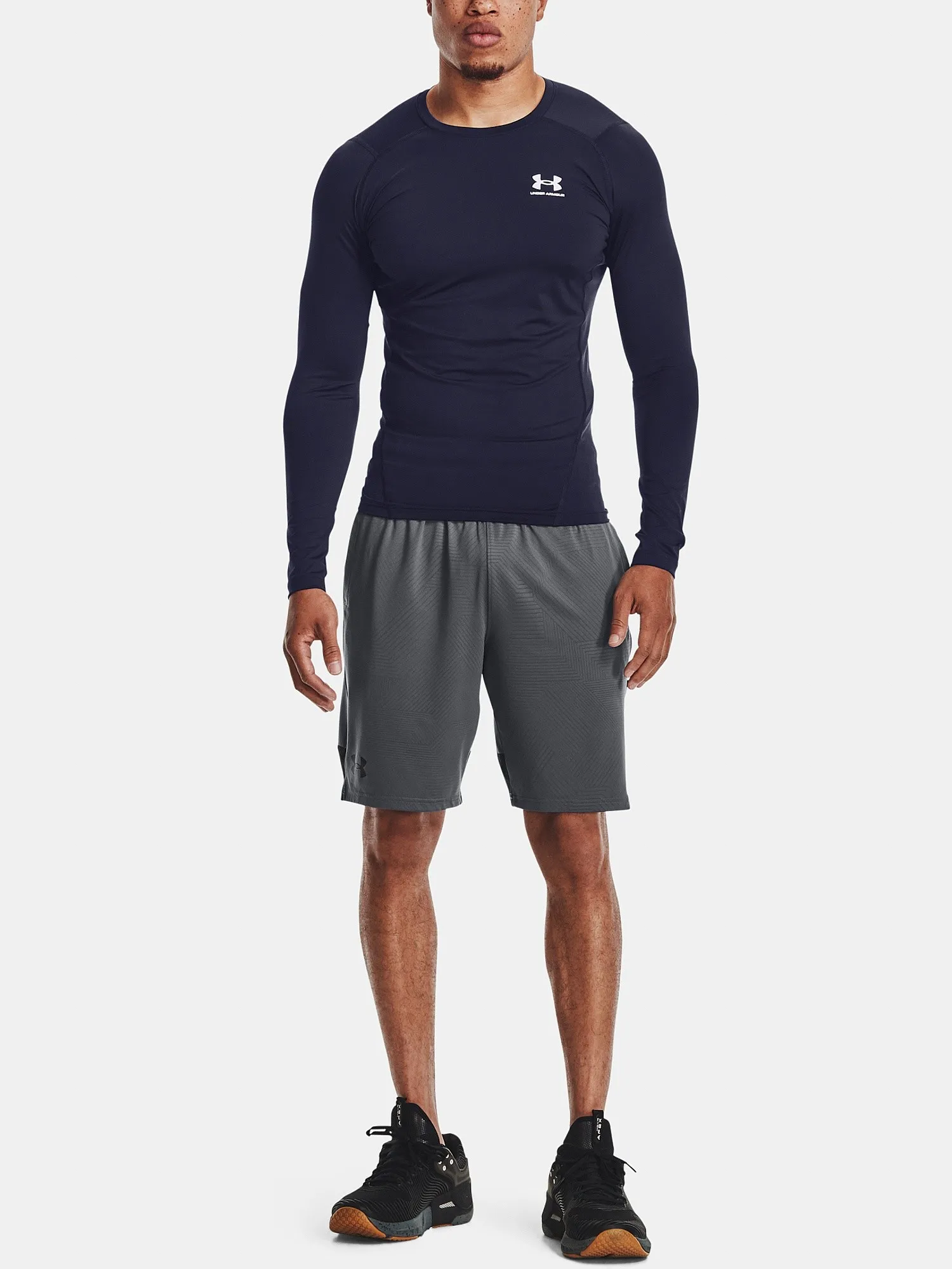 T-Shirt Under Armour HeatGear Armour Compression LS - Midnight Navy - men´s