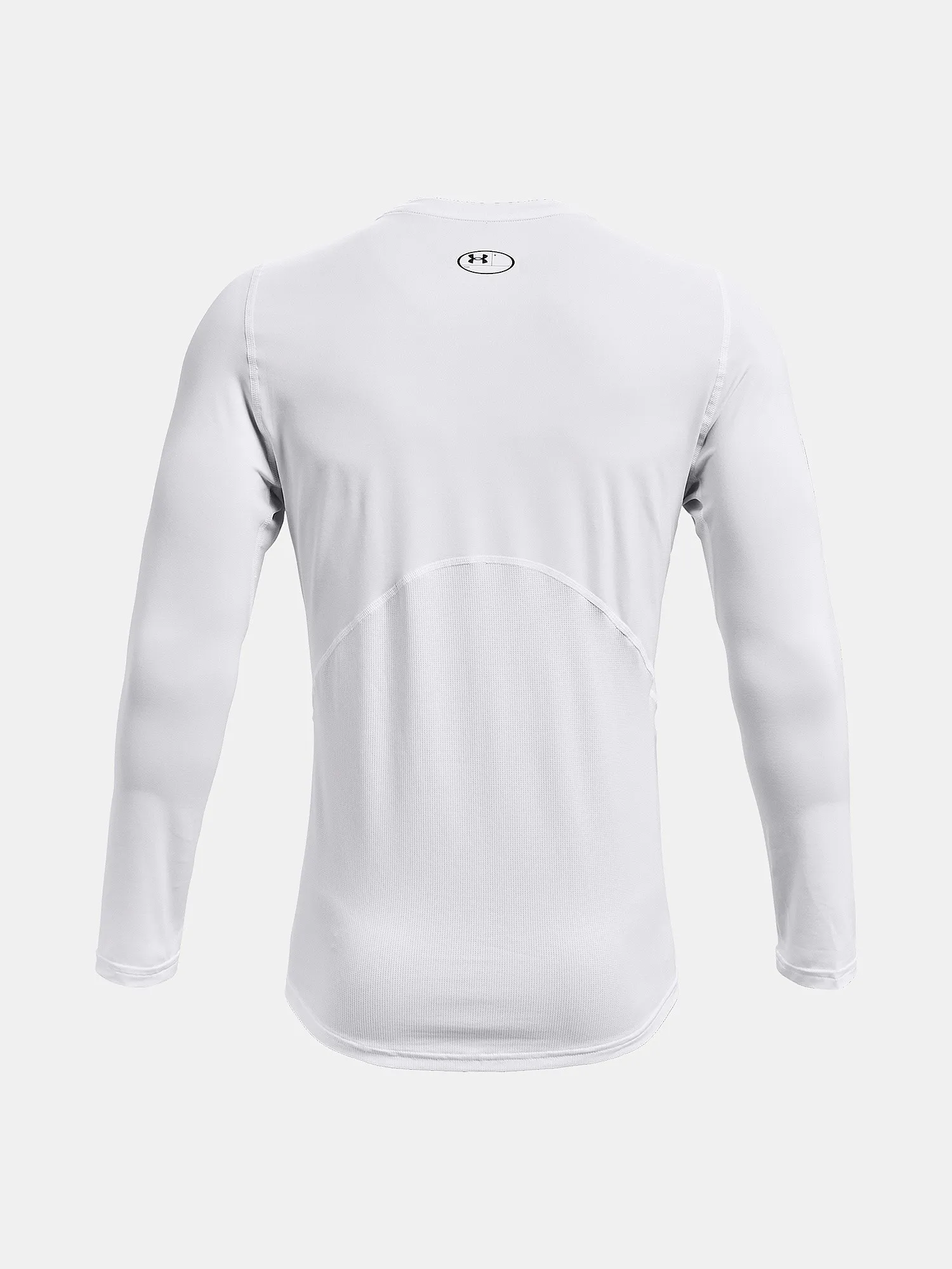 T-Shirt Under Armour HeatGear Armour Fitted LS - White - men´s