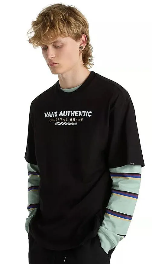 T-Shirt Vans Sport Loose Fit - Black - men´s