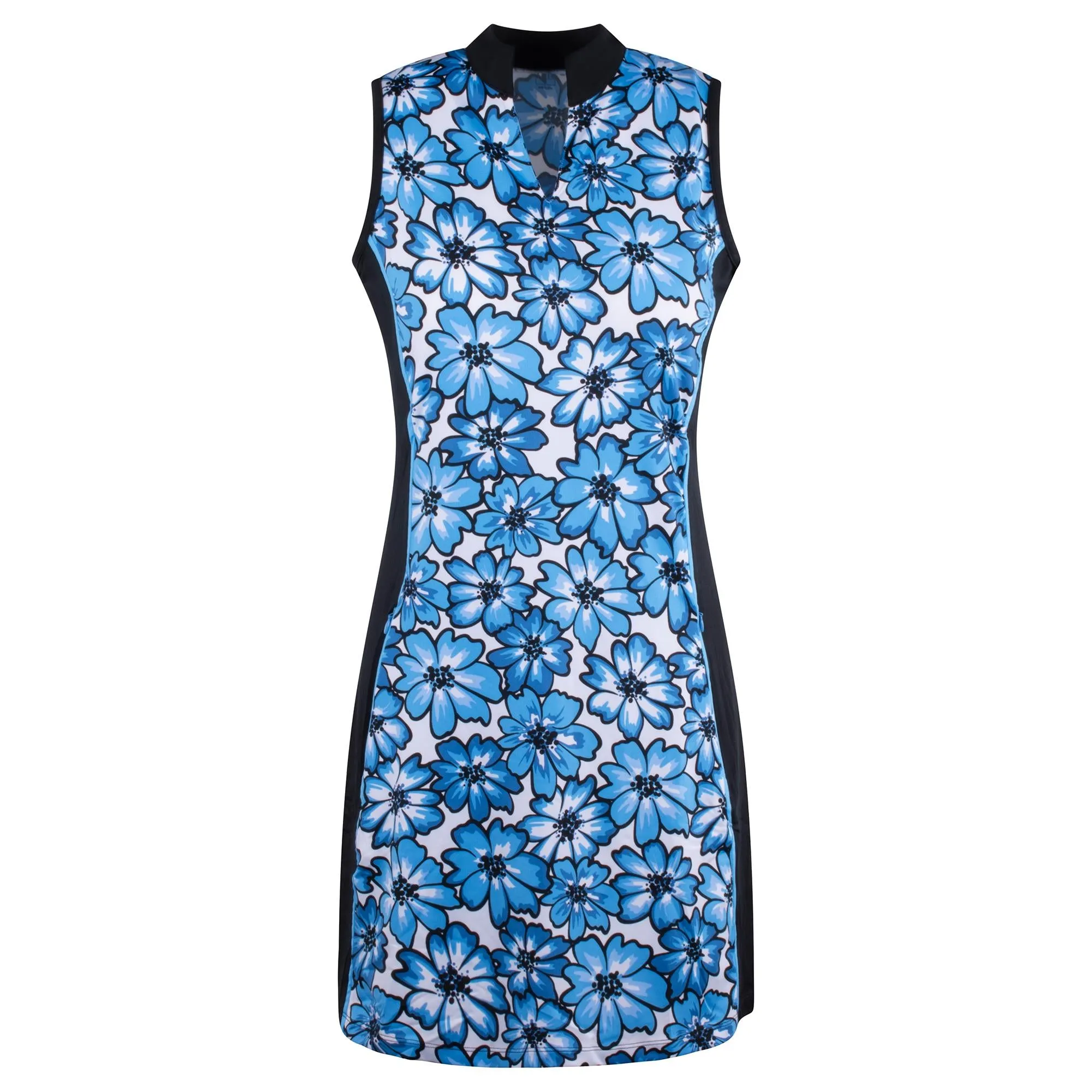 Flourishing Blue Tail Lem Ladies Sleeveless Golf Dress