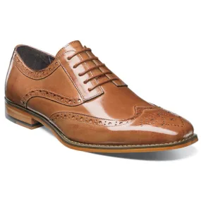 Tan Leather Wingtip Oxfords