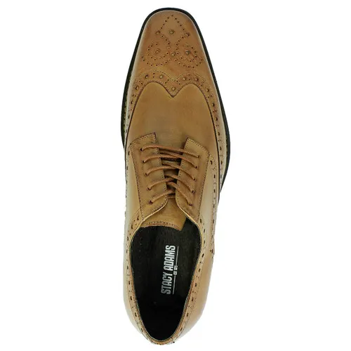 Tan Leather Wingtip Oxfords