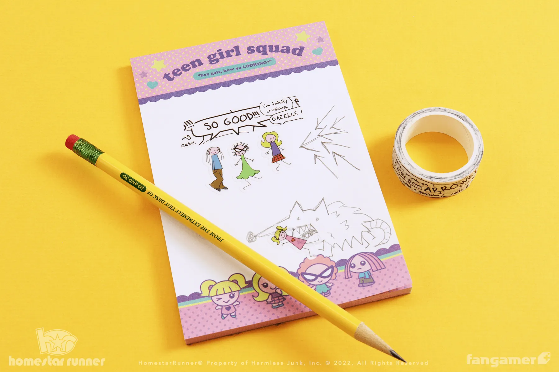 Teen Girl Squad Stationery Set