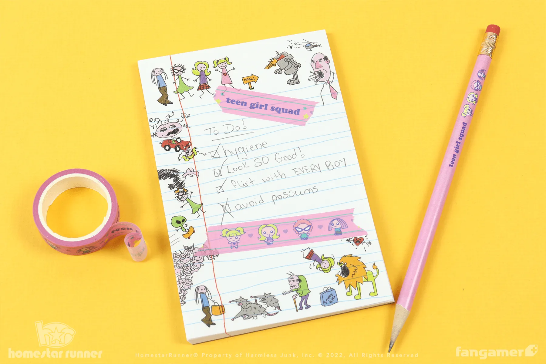 Teen Girl Squad Stationery Set