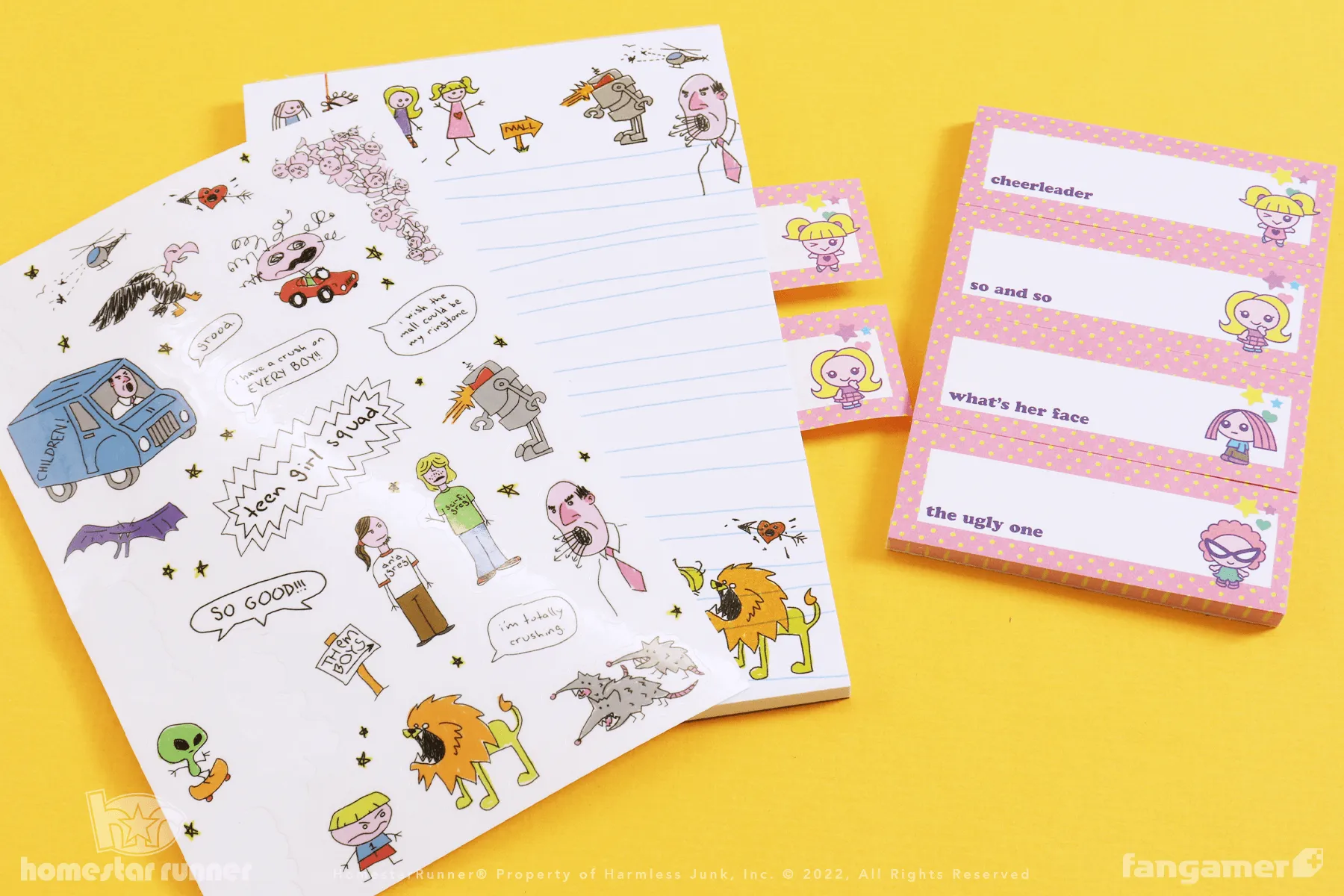 Teen Girl Squad Stationery Set