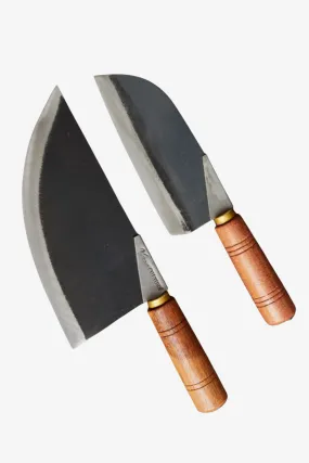 Thai Moon Knife Duo Set