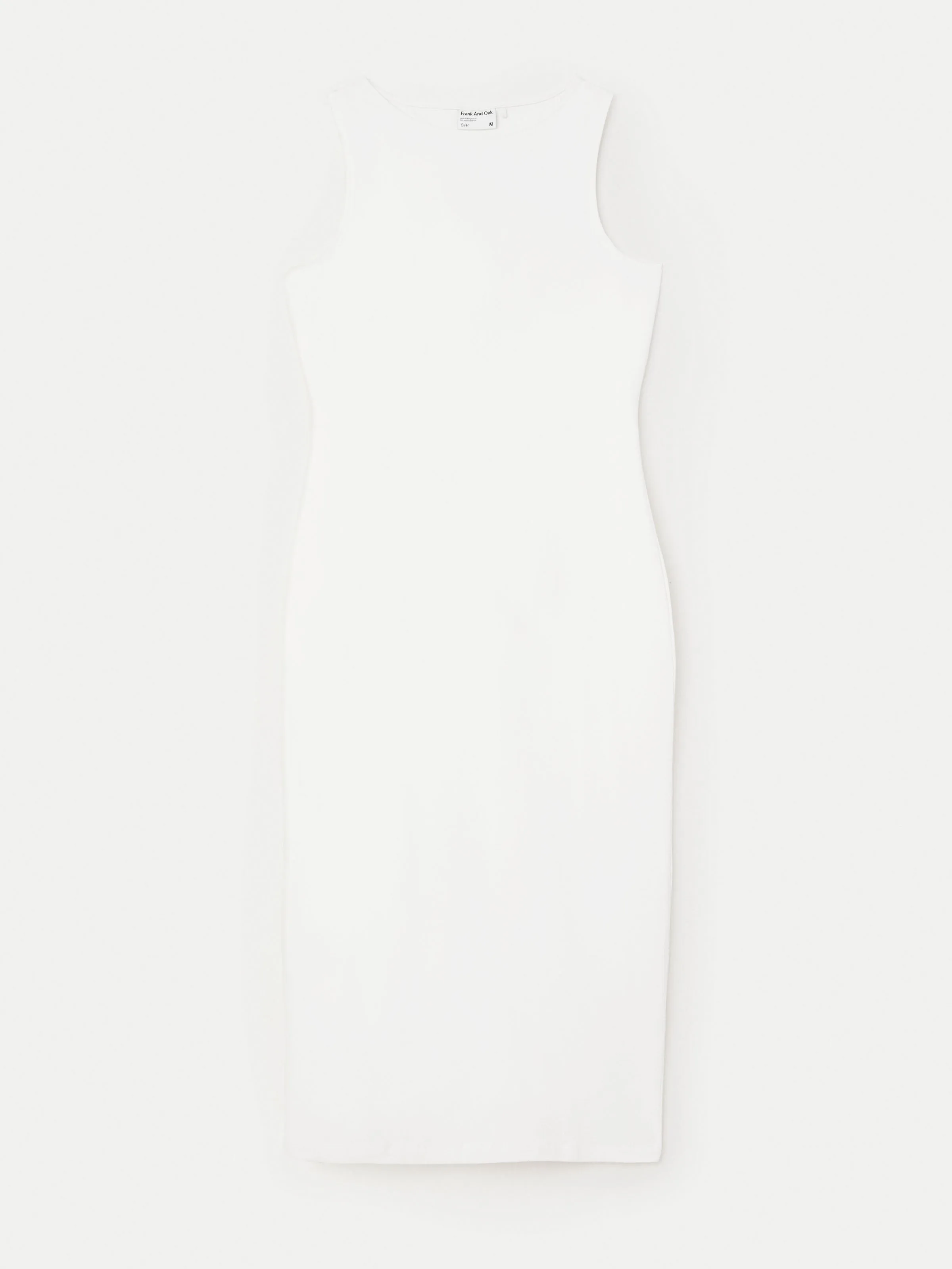 The Boat Neck Maxi Dress in White