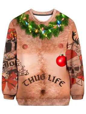 Thug Life Christmas Ugly Sweatshirt