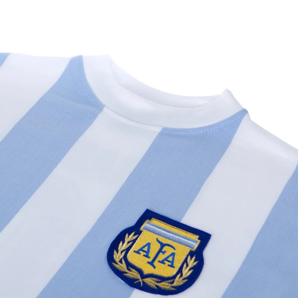 TOFFS - Argentina Retro Football Shirt WC 1986 + Number 10