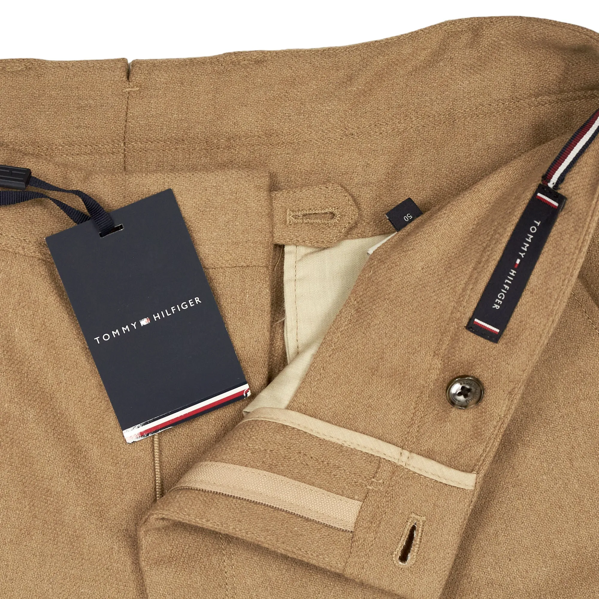 Tommy Hilfiger Brown Wool Trousers