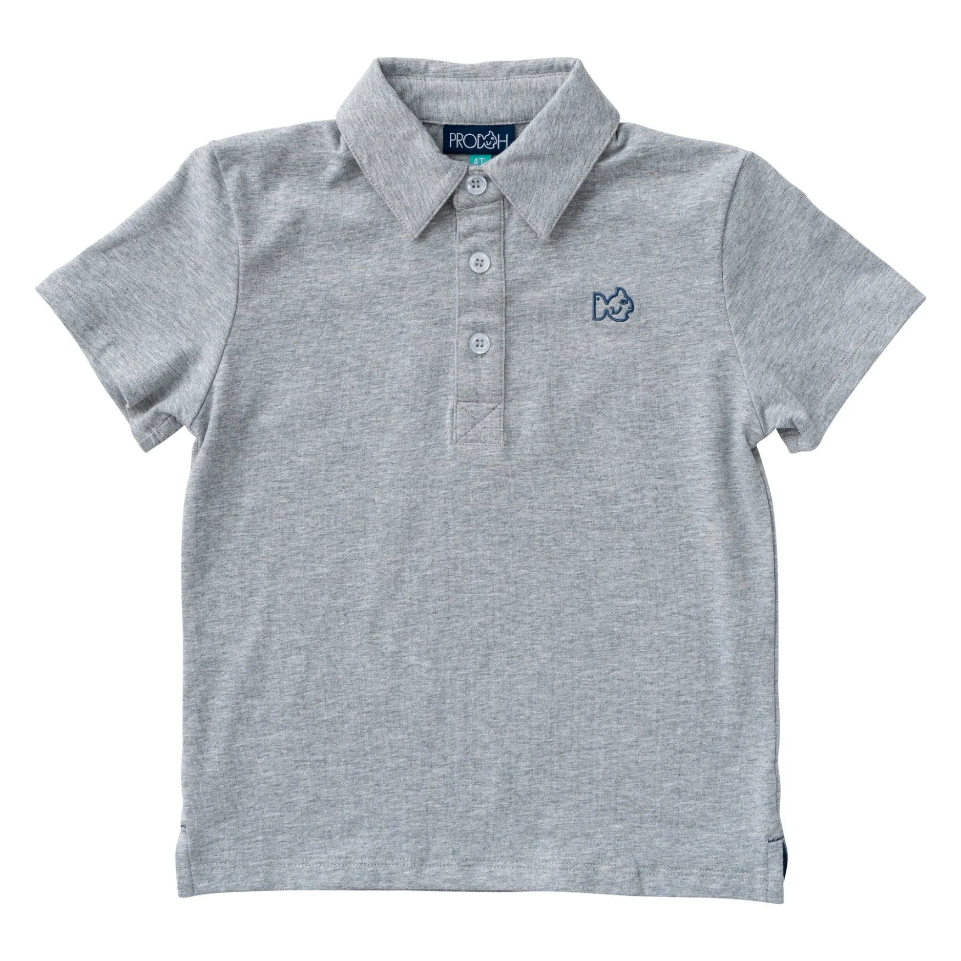 Too Cool For School Polo in Gray