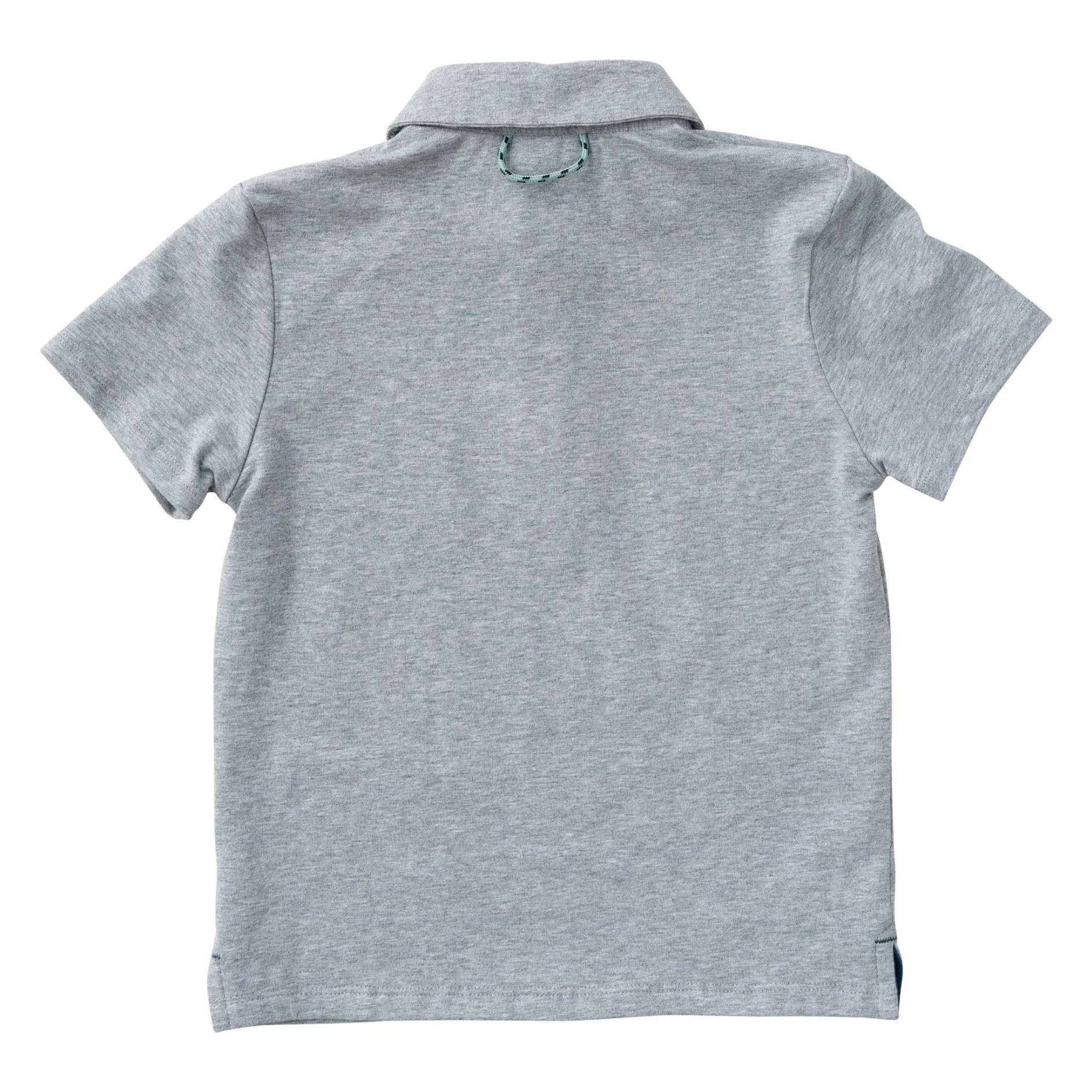 Too Cool For School Polo in Gray