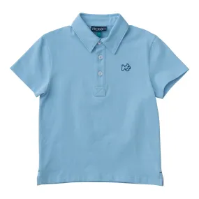 Too Cool for School Polo in Light Blue