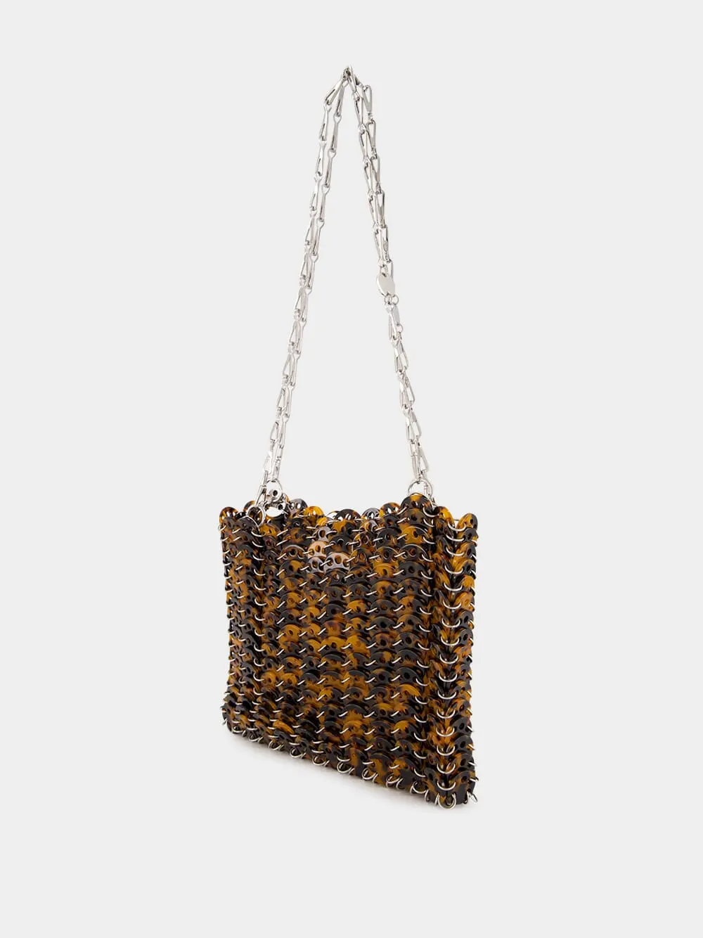 Tortoise Brown Acetate Shoulder Bag