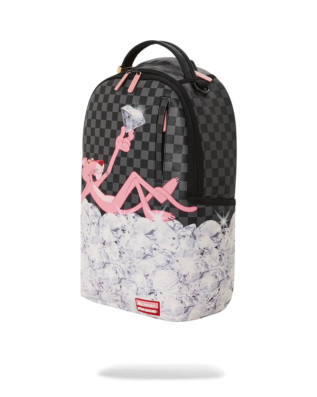 Pink Panther Stacked Diamonds Backpack