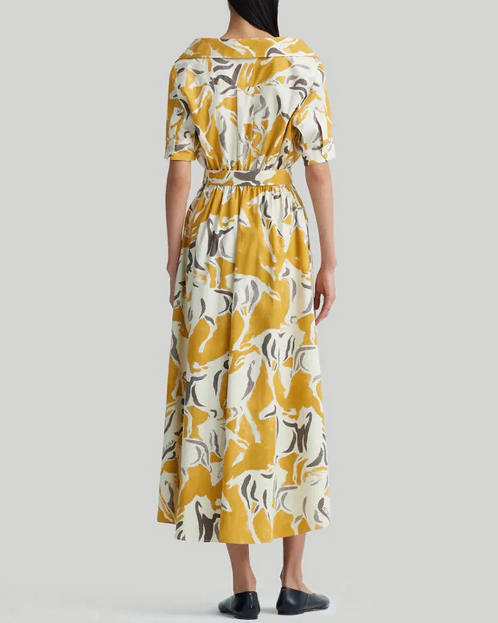 Lydia Midi Dress Tumeric