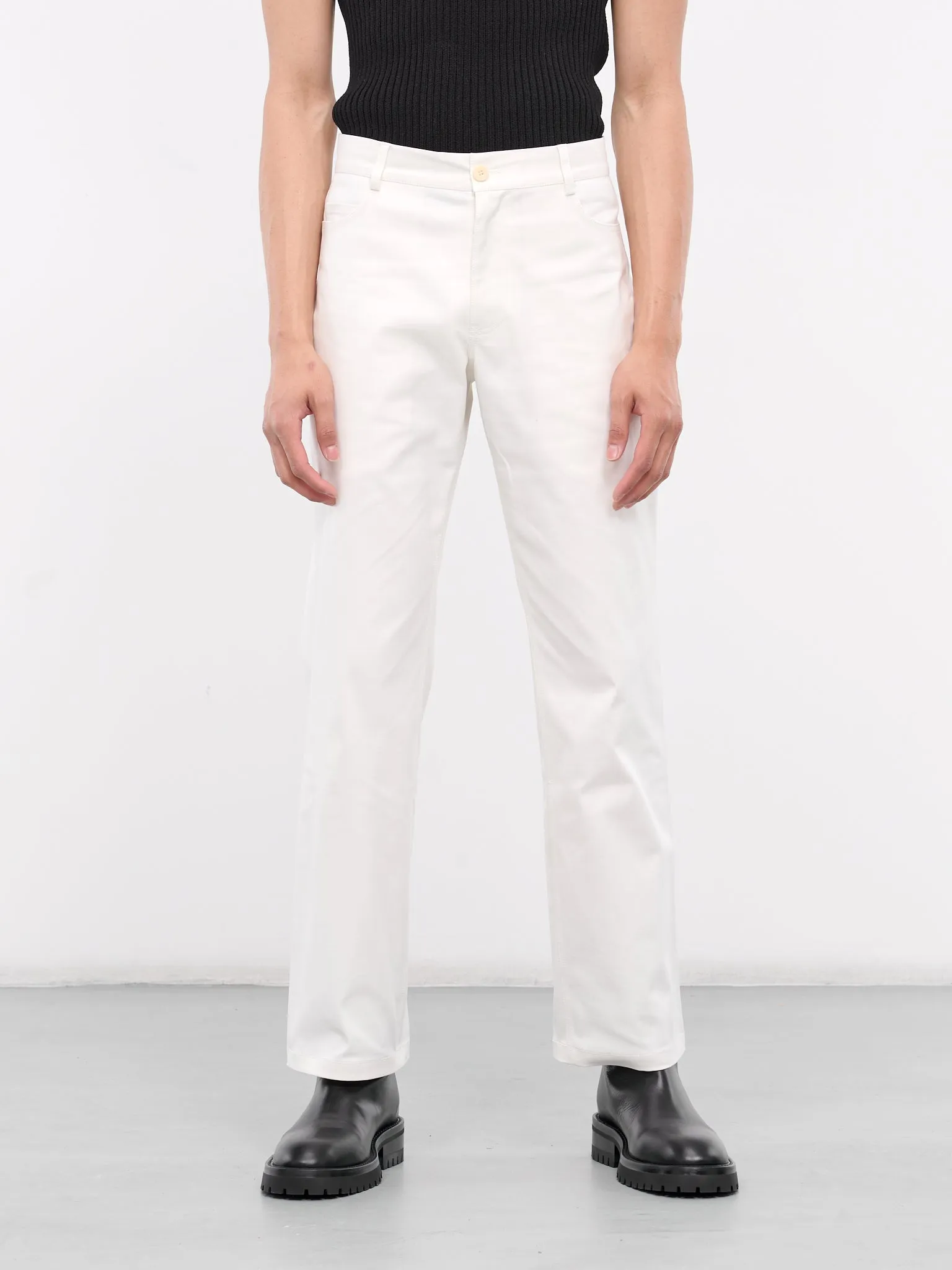 Twill Trousers (008-12-WHITE)