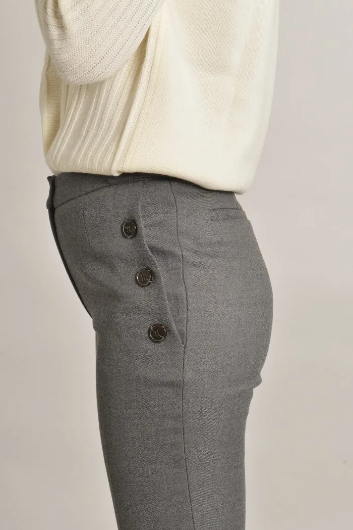 Un jour ailleurs GALINA STRAIGHT WOOL TROUSERS