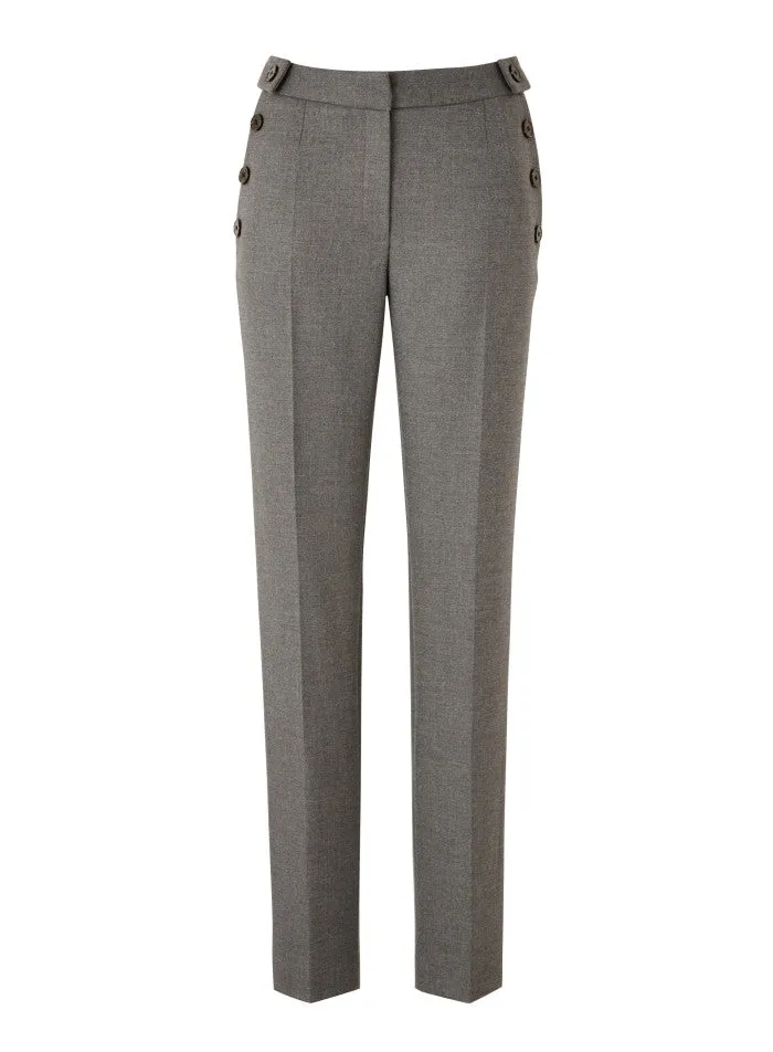 Un jour ailleurs GALINA STRAIGHT WOOL TROUSERS