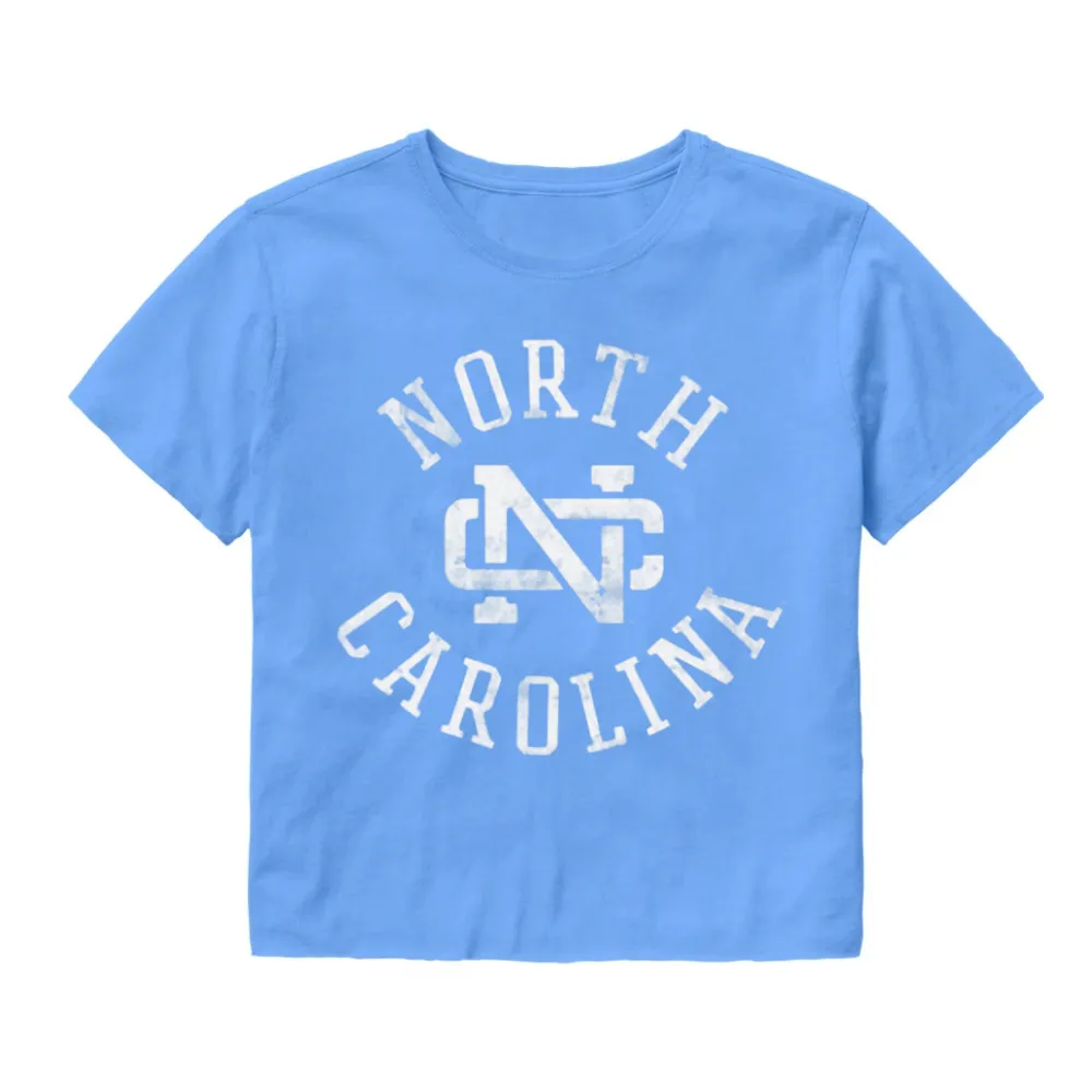 UNC North Carolina Tar Heels Vault Interlock Crop Top