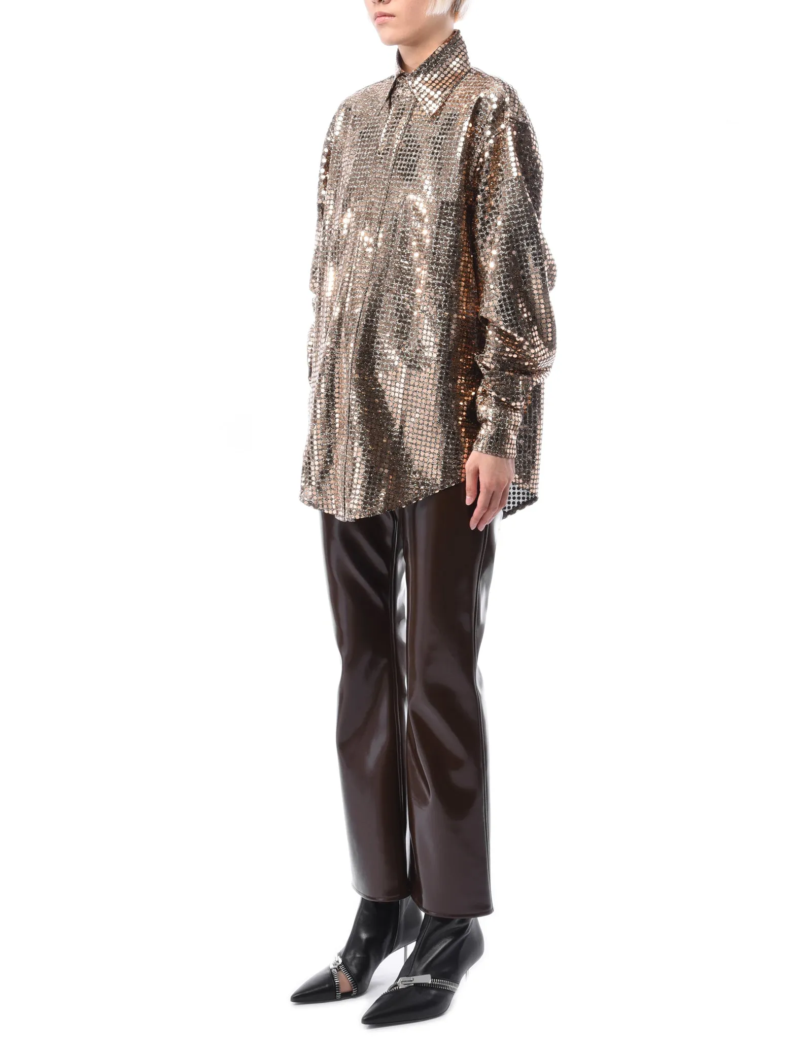 Western Style Sequin Blouse